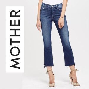 MOTHER Insider Crop Denim Jeans Size 25